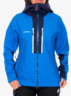 Kurtka damska Mammut Taiss HS Hooded Jacket - glacier blue/marine - Kurtki narciarskie - miniaturka - grafika 1
