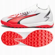 Piłka nożna - Buty Puma Ultra Match TT 107521-01 biały 45 - miniaturka - grafika 1
