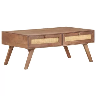 VidaXL Lumarko Stolik kawowy, 100 x 60 x 40 cm, lite drewno mango 323599 VidaXL - Ławy i stoliki kawowe - miniaturka - grafika 1