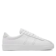 Sneakersy damskie - Sneakersy Superga Club S Comfort Leather 2843 S7126CW Biały - miniaturka - grafika 1