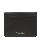Etui na dokumenty i karty - Etui na karty kredytowe Calvin Klein Ck Concise Cardholder 6Cc K50K510601 Czarny - miniaturka - grafika 1