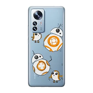 ERT GROUP etui na telefon Xiaomi 12 / 12X, case oryginalny i oficjalnie licencjonowany przez Star Wars, wzór BB 8 010, optymalnie dopasowane, plecki z TPU częściowo przeźroczyste - Etui i futerały do telefonów - miniaturka - grafika 1
