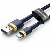 Kable USB - KABEL USB Baseus LIGHTNING Iphone Ipad Szybkie Ładowanie 1.5A 2M GRANATOWY - miniaturka - grafika 1