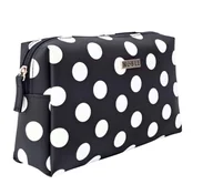 Kosmetyczki, organizery i kuferki - Kosmetyczka duża Damska Torebka Organizer Podróżny NOBLE seria BLACK - miniaturka - grafika 1