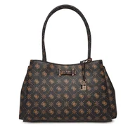 Torebki damskie - Torebka Guess Carrie Logo HWGP98 98220 Brązowy - miniaturka - grafika 1