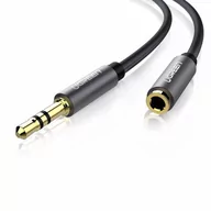 Kable - UGREEN AV118 Przedłużacz audio AUX jack 3,5 mm 5m (czarny) - miniaturka - grafika 1