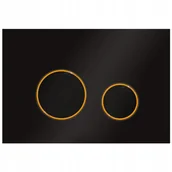 Przyciski spłukujące - KK-POL Przycisk spłukujący do stelaża M11 czarny - miniaturka - grafika 1