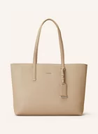 Torebki damskie - Calvin Klein Torba Shopper beige - miniaturka - grafika 1