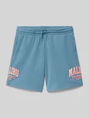 Spodnie i spodenki dla chłopców - Szorty z dzianiny dresowej z wpuszczanymi kieszeniami model ‘KANE’ - miniaturka - grafika 1
