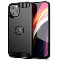 Etui i futerały do telefonów - OEM Futerał Carbon Do Iphone 13 Czarny - miniaturka - grafika 1