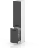 Szafki kuchenne - słupek kuchenny stojący 60cm szafka modułowa cargo s60 spremium szary mat - miniaturka - grafika 1