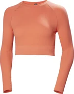 Koszulki i topy damskie - Helly Hansen Helly Hansen damska koszulka W ALLURE SEAMLESS CROP LS TOP 53939 284 L - miniaturka - grafika 1