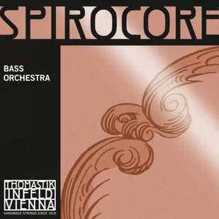 Thomastik Einzelsaite für Kontrabass 3/4 Spirocore - C-Saite (high) Spiralkern, Chrom umsponnen, Orchesterstimmung, mittel 644230 - Instrumenty smyczkowe - miniaturka - grafika 1