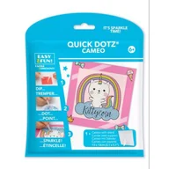Zabawki kreatywne - Diamond Dotz: QuickDotz zestaw do tworzenia obrazów, 13 x 13 cm - Kotka Kitty - miniaturka - grafika 1
