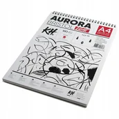 Podobrazia, bloki, papiery - Blok AURORA Bristol Light 180g/m2 A4 na spirali - miniaturka - grafika 1