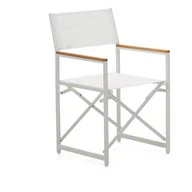 Fotele i krzesła ogrodowe - Białe metalowe krzesło ogrodowe Llado - Kave Home - miniaturka - grafika 1