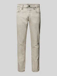 Jeansy o kroju slim fit z 5 kieszeniami - Spodnie męskie - miniaturka - grafika 1