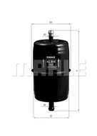 Filtry paliwa - Filtr paliwa Mahle KL 558 - miniaturka - grafika 1