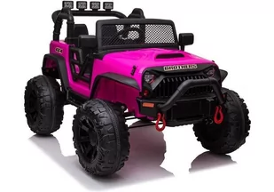 Import LEANToys Auto na akumulator Jeep JC666 Różowy - Pojazdy elektryczne dla dzieci - miniaturka - grafika 1