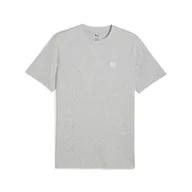 Koszulki sportowe męskie - Męska koszulka Essentials Elevated PUMA Light Gray Heather - miniaturka - grafika 1
