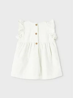 Sukienki i spódniczki dla dziewczynek - NAME IT Sukienka 13214227 Biały Regular Fit - grafika 1