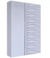 Prześcieradła - Prześcieradło bawełniane z gumką 140x200 srebrne na materac o wysokości do 25 cm - miniaturka - grafika 1