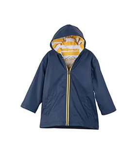 Kurtki i płaszcze dla chłopców - Hatley Chłopięce kurtki przeciwdeszczowe, Niebieski (granatowy/żółty), 3 Lat - grafika 1