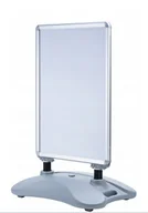 Tablice i flipcharty - POTYKACZ WATERBASE STOJAK REKLAMOWY DWUSTRONNY ALUMINIOWY OWZ A1 - miniaturka - grafika 1