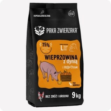 Paka Zwierzaka - Karma sucha SH Wieprzowina z dynią 