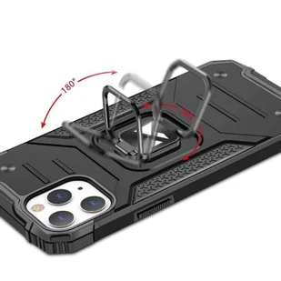 Wozinsky Ring Armor etui iPhone 14 Pro pancerny pokrowiec uchwyt magnetyczny ring czerwone - Etui i futerały do telefonów - miniaturka - grafika 5