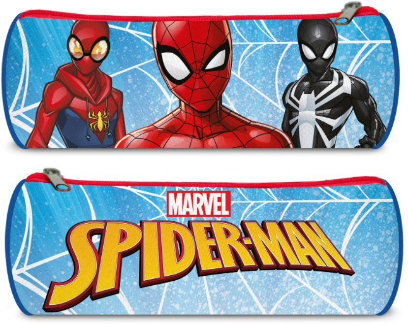 Piórnik tuba dla chłopca Spider-Man, niebieski, Kids Euroswan