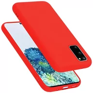 Etui i futerały do telefonów - Pokrowiec Do Samsung Galaxy S20 FE Etui w LIQUID CZERWONY TPU Silikon Case Cover Obudowa Ochronny Cadorabo - miniaturka - grafika 1