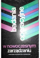 Zarządzanie - Badania operacyjne w nowoczesnym zarządzaniu - miniaturka - grafika 1