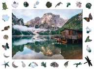 Puzzle - Puzzle Drewniane Premium 3D Dla Dorosłych Domek W Górach A3 Krajobraz Duże Adawoo - Idealne Na Prezent Na Święta, Urodziny, Imieniny, Walentynki - miniaturka - grafika 1