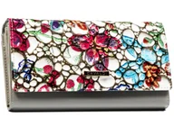 Portfele - Portfel damski skórzany 4U CAVALDI duży klasyczny na zatrzask modny elegancki różnokolorowy - miniaturka - grafika 1