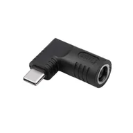 Adaptery i przejściówki - Przejściówka do laptopa AK-ND-D02 7.4 x 5.0 + pin / USB-C - miniaturka - grafika 1