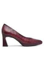 Półbuty damskie - Hispanitas Półbuty HI254245 Bordowy - miniaturka - grafika 1