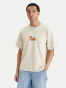 Koszulki męskie - Billabong T-Shirt Shore Og EBYZT00496 Beżowy Regular Fit - miniaturka - grafika 1