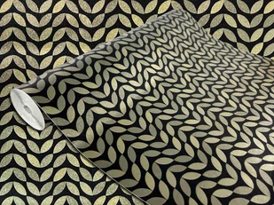 Dekoracyjna Okleina Meblowa Złoty Wzór Na Meble Komodę Regał Szafkę 45x490 - Tapety - miniaturka - grafika 1