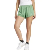 Spodenki damskie - adidas Damskie szorty Pacer Essentials Knit High Rise S, 7,6 cm czarne, Czarny, S - miniaturka - grafika 1