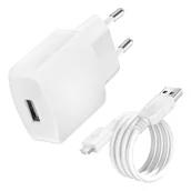 Ładowarki do telefonów - Ładowarka Ścienna Kabel Ładujący Oryginał Huawei - Czarna - miniaturka - grafika 1