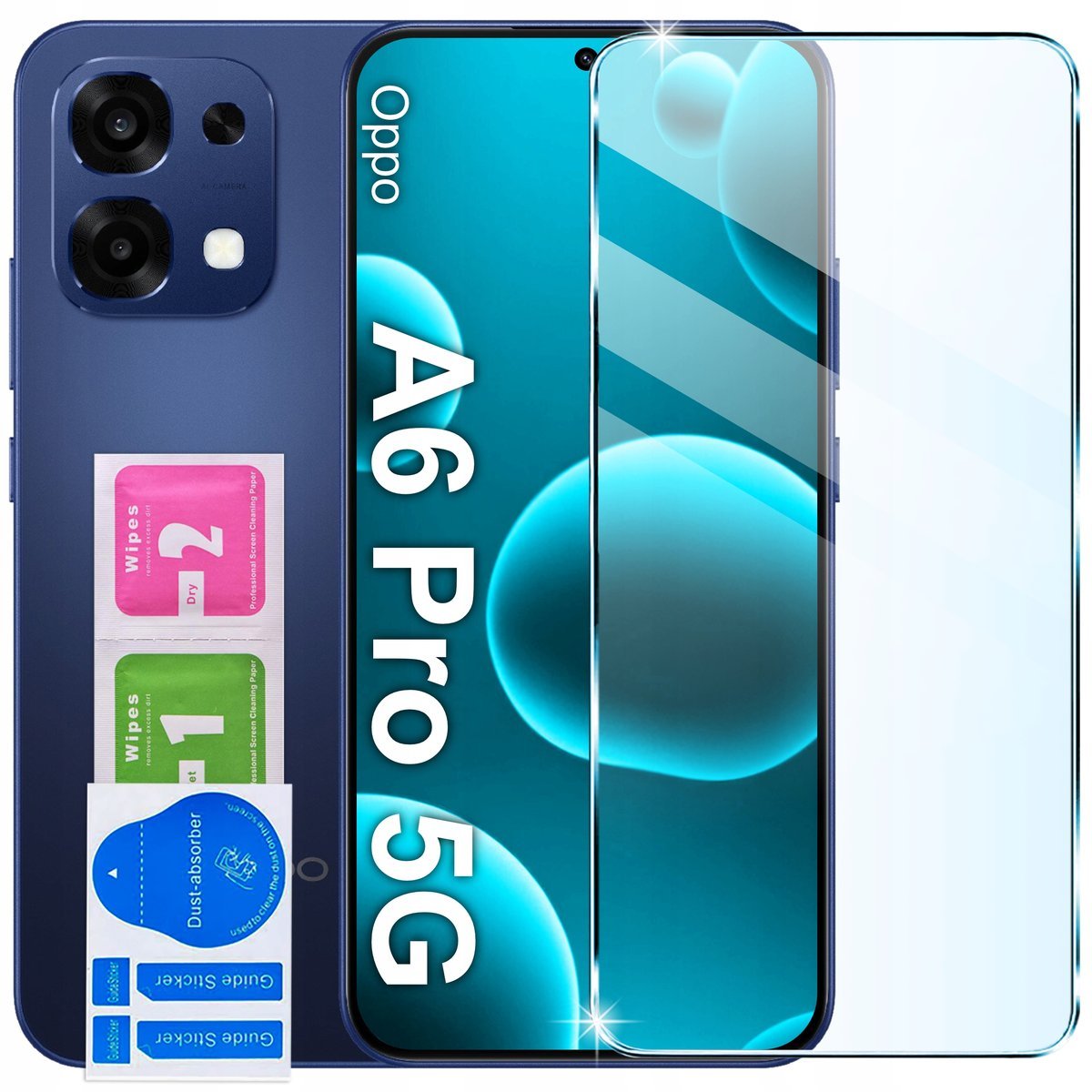 Szkło Hartowane 9H Szybka SZKIEŁKO OCHRONNE do Oppo A6 Pro 5G