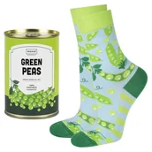 Skarpetki damskie - Skarpetki damskie kolorowe SOXO groszek w puszce na prezent - 35–40 - miniaturka - grafika 1