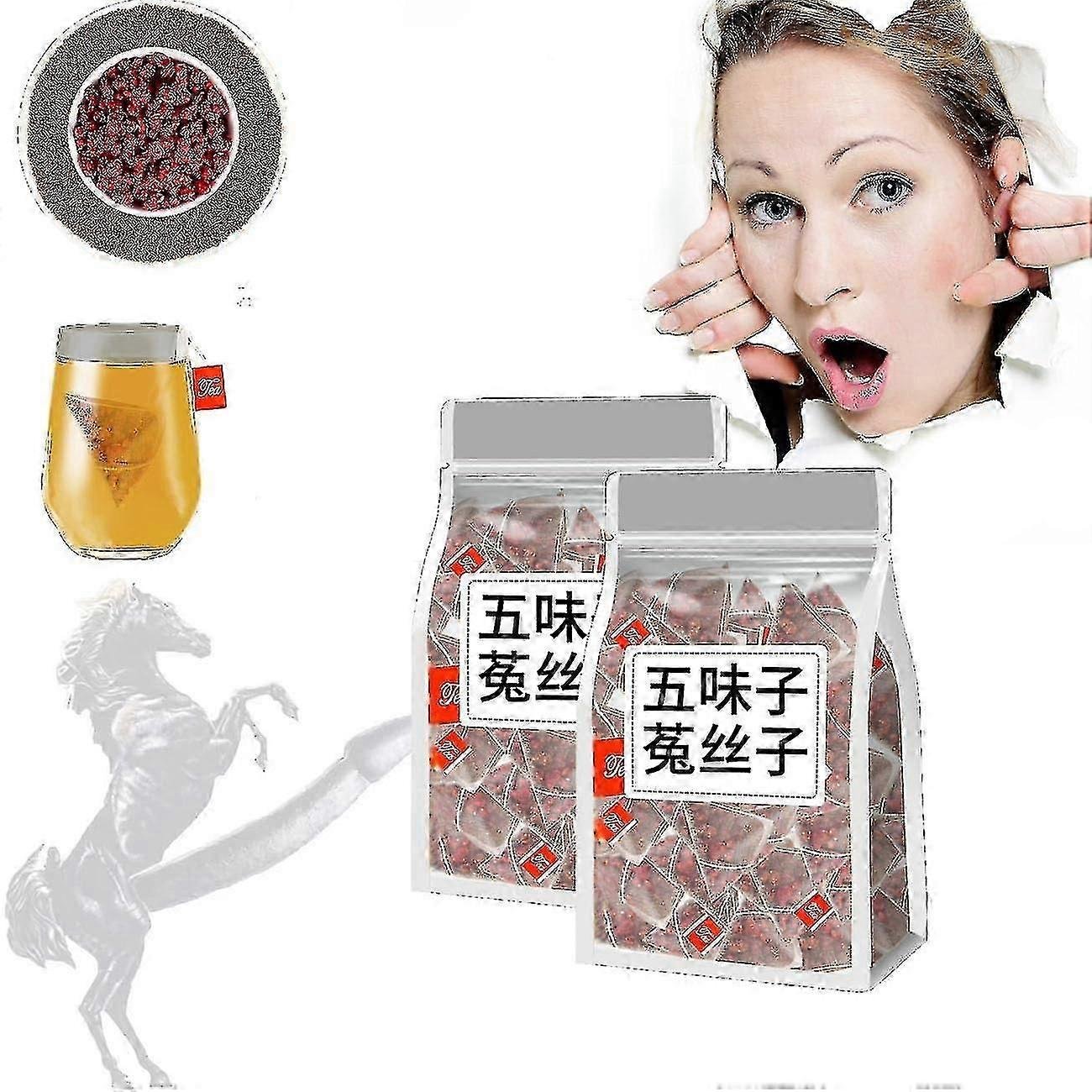 Pięć smaków Herbata jagodowa Goji Herbata do pielęgnacji wątroby i nerek Męska niezbędnik Odżywcza mieszanka herbat ziołowych 40 szt.