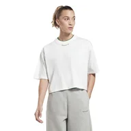 Koszulki i topy damskie - Damska Koszulka z krótkim rękawem REEBOK RIE TEE HT6261 – Biały - miniaturka - grafika 1