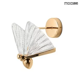 MOOSEE lampa ścienna BUTTERFLY M złota - Lampy ścienne - miniaturka - grafika 1