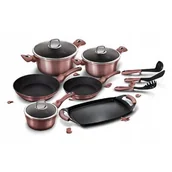 Zestawy garnków i patelni - Berlinger Haus ZESTAW GARNKÓW 12 ELEM I-ROSE BH-6044 BH-6044 - miniaturka - grafika 1