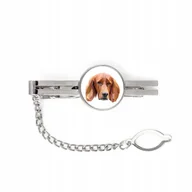 Spinki do mankietów i krawatów - Seter pies geometryczny Spinka do krawata - miniaturka - grafika 1