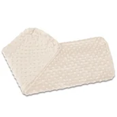 Ochraniacze do łóżeczka - Pokrowiec na ochraniacz na krawędź łóżka dziecięcego 70 cm – Ochrona ramy łóżka, barierka zabezpieczająca, ochraniacz do łóżka boxspring, beżowy - miniaturka - grafika 1