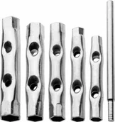 Klucze i nasadki - Klucze rurowe CONDOR, 6 elementów, 8-17 mm - miniaturka - grafika 1